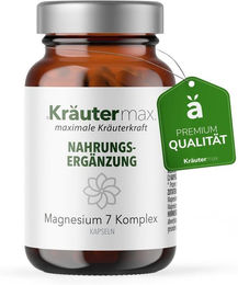 Kräutermax Magnesium 7 Komplex Kapseln vegan – Bild 1 von 3