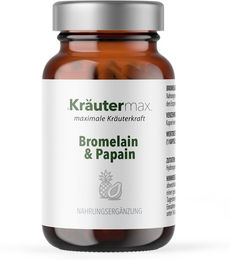 Kräutermax Multi-Enzym-Komplex Bromelain und Papain Kapseln – Bild 1 von 2