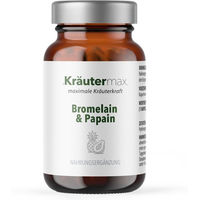 Produktbild von Kräutermax Multi-Enzym-Komplex Bromelain und Papain Kapseln
