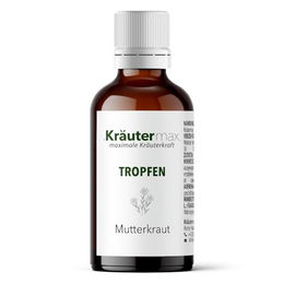 Kräutermax Mutterkraut Tinktur Tropfen mit Herba Chrysanthemum Parthenium, vegan, 50 ml – Bild 1 von 1