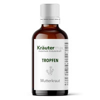Produktbild von Kräutermax Mutterkraut Tinktur Tropfen mit Herba Chrysanthemum Parthenium, vegan, 50 ml