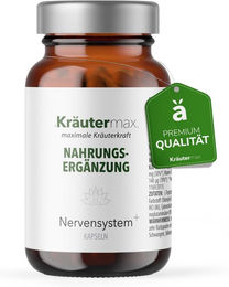 Kräutermax Nervensystem plus Kapseln mit L-Tryptophan und B-Komplex 60 Kapseln – Bild 1 von 3