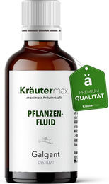 Kräutermax Pflanzenfluid Galgant Tropfen 1000 ml – Bild 1 von 3