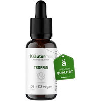 Produktbild von Kräutermax Vitamin D3 und K2 Tropfen vegan mit 800 IE D3 aus Flechten