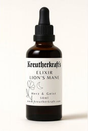 Kreutherkraft Lion's Mane Elixier Bio Tropfen Vegan 50 ml – Bild 1 von 1