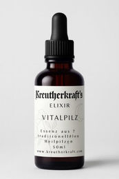 Kreutherkraft Vitalpilztropfen mit Kräuter-Komplex Bio Vegan 50 ml – Bild 1 von 1