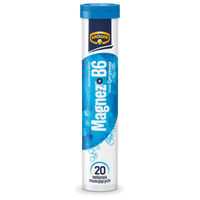 Produktbild von Kruger Magnez + B6 Nahrungsergänzungsmittel mit Magnesium und Vitamin B6 Granulat 80 g für Erwachsene