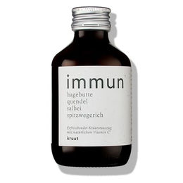 Kruut Immun Kräuterauszug Bio Oxymel Tinktur mit Hagebutte, Salbei, Spitzwegerich und Thymian 150 ml – Bild 1 von 5