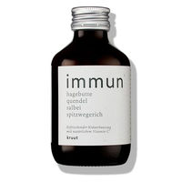 Produktbild von Kruut Immun Kräuterauszug Bio Oxymel Tinktur mit Hagebutte, Salbei, Spitzwegerich und Thymian 150 ml