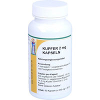 Produktbild von Kupfer Gluconat 2 mg von Reinhildis-Apotheke 90 Kapseln