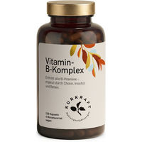 Produktbild von Kurkraft B-Komplex Anti-Stress-Komplex Kapseln vegan ohne Zusatzstoffe 180 Stück