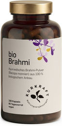 Kurkraft Bio Brahmi Bacopa monnieri Kapseln vegan 180 Stück – Bild 1 von 2