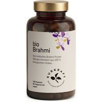 Produktbild von Kurkraft Bio Brahmi Bacopa monnieri Kapseln vegan 180 Stück