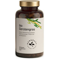 Produktbild von Kurkraft© Bio Gerstengras 500 mg Kapseln, 240 Stück, vegan und ohne Zusatzstoffe