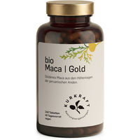 Produktbild von Kurkraft© Bio Maca Gold Maca Tabletten vegan und ohne Zusatzstoffe 240 Stück