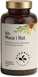 Kurkraft© Bio Maca Rot Tabletten vegan ohne Zusatzstoffe 240 Stück – Bild 1 von 2