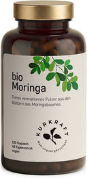 Kurkraft© Bio Moringa Kapseln vegan und ohne Zusatzstoffe 120 Stück – Bild 1 von 4