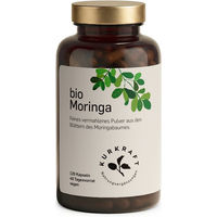 Produktbild von Kurkraft© Bio Moringa Kapseln vegan und ohne Zusatzstoffe 120 Stück