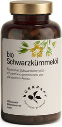Kurkraft Bio Schwarzkümmelöl Kapseln ohne Zusatzstoffe 120 Stück – Bild 1 von 2