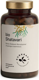 Kurkraft Bio Shatavari Kapseln vegan 240 Stück – Bild 1 von 2