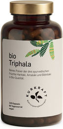 Kurkraft Bio Triphala Kräuter-Komplex Kapseln 240 Stück vegan ohne Zusatzstoffe – Bild 1 von 2