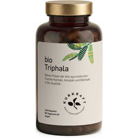 Produktbild von Kurkraft Bio Triphala Kräuter-Komplex Kapseln 240 Stück vegan ohne Zusatzstoffe