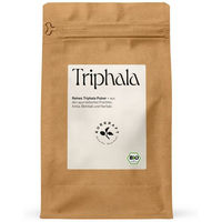 Produktbild von Kurkraft© Bio Triphala Kräuter-Komplex Pulver vegan und glutenfrei