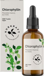 Kurkraft Chlorophyll Tropfen aus Alfalfa vegan ohne Zusatzstoffe 1500 Tropfen – Bild 1 von 1