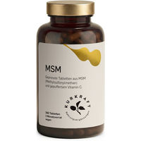 Produktbild von Kurkraft MSM 2000 mg Methylsulfonylmethan mit Vitamin C Tabletten vegan ohne Zusatzstoffe 360 Stück