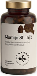 Kurkraft Mumijo Shilajit Mineralstoff-Komplex 1000 mg Kapseln 120 Stück vegan ohne Zusatzstoffe – Bild 1 von 2