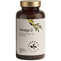 Produktbild von Kurkraft Omega 3 Algenöl 675 mg DHA + EPA vegan Kapseln für Schwangere und Stillende 90 Stück
