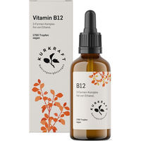 Produktbild von Kurkraft Vitamin B12 Tropfen 500 µg ohne Zusatzstoffe 1700 Tropfen vegan