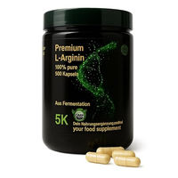 Produktbild von L-Arginin healthy & caring Kapseln vegan ohne Zusatzstoffe 500 Stück