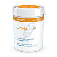 Produktbild von L-Carnitin mse Pharmazeutika 90 Kapseln hochdosiert vegan glutenfrei hefefrei