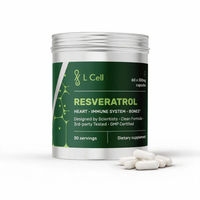 Produktbild von L Cell Global Trans Resveratrol Kapseln 300 mg 60 Kapseln