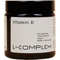Produktbild von L-COMPLEX Vitamin D Kapseln mit Flechten vegan ohne Zusatzstoffe