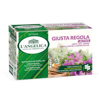 Produktbild von L'Energia delle Piante L' Angelica Tisana Giusta Regola Active Tee mit Flohsamenschalen glutenfrei und laktosefrei 10 Packungen à 18 Filter