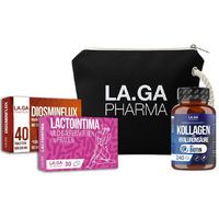 Produktbild von LA.GA Frauen Sparset Intimflora und Venen mit Lactointima, Diosminflux und Kollagen, glutenfrei und laktosefrei