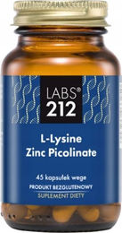 LABS212 L-Lysin und Zinkpicolinat Kapseln mit pflanzlichem Ursprung 45 Kapseln – Bild 1 von 1