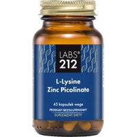 Produktbild von LABS212 L-Lysin und Zinkpicolinat Kapseln mit pflanzlichem Ursprung 45 Kapseln