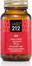LABS212 Vitamin B9 Folat 5 MGF Kapseln 60 Stück vegan und glutenfrei für Erwachsene – Bild 1 von 1