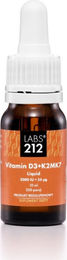 Labs212 Vitamin D3 + K2MK7 Tropfen ohne Zusatzstoffe 10 ml – Bild 1 von 1