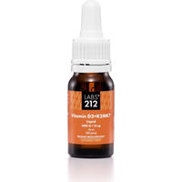 Produktbild von Labs212 Vitamin D3 + K2MK7 Tropfen ohne Zusatzstoffe 10 ml
