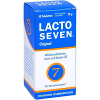 Produktbild von Lacto Seven Blanco Pharma Tabletten 50 Stück laktosefrei zuckerfrei und glutenfrei
