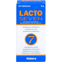 Produktbild von LACTO SEVEN Blanco Pharma Tabletten zuckerfrei glutenfrei laktosefrei 20 Stück