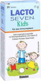 Lacto Seven Kids Blanco Pharma Tabletten für Kinder Erdbeer-Himbeer-Geschmack – Bild 1 von 1