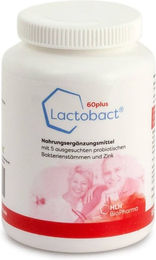 Lactobact 60plus vegane magensaftresistente Kapseln für Senioren 180 Stück – Bild 1 von 2