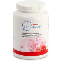 Produktbild von Lactobact 60plus vegane magensaftresistente Kapseln für Senioren 180 Stück