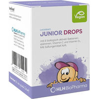 Produktbild von Lactobact Junior Drops zuckerfreie Lutschtabletten für Kinder