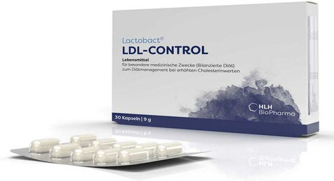 Lactobact LDL-CONTROL magensaftresistente Kapseln für Erwachsene und Kinder 30 Stück – Bild 1 von 3